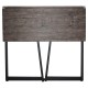 Стол на металлокаркасе BRABIX "LOFT CD-001", 800х440х740 мм, складной, цвет морёный дуб, 641209
