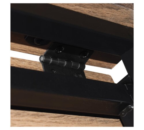 Стол на металлокаркасе BRABIX "LOFT CD-001", 800х440х740 мм, складной, цвет морёный дуб, 641209 Стол на металлокаркасе BRABIX "LOFT CD-001", 800х440х740 мм, складной, цвет морёный дуб, 641209