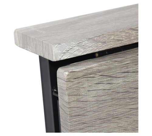 Стол на металлокаркасе BRABIX "LOFT CD-001", 800х440х740 мм, складной, цвет дуб антик, 641210 Стол на металлокаркасе BRABIX "LOFT CD-001", 800х440х740 мм, складной, цвет дуб антик, 641210