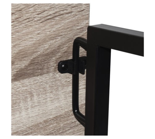 Стол на металлокаркасе BRABIX "LOFT CD-001", 800х440х740 мм, складной, цвет дуб антик, 641210 Стол на металлокаркасе BRABIX "LOFT CD-001", 800х440х740 мм, складной, цвет дуб антик, 641210