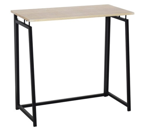 Стол на металлокаркасе BRABIX "LOFT CD-001", 800х440х740 мм, складной, цвет дуб натуральный, 641211 Стол на металлокаркасе BRABIX "LOFT CD-001", 800х440х740 мм, складной, цвет дуб натуральный, 641211