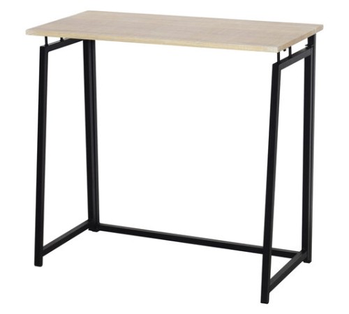 Стол на металлокаркасе BRABIX "LOFT CD-001", 800х440х740 мм, складной, цвет дуб натуральный, 641211 Стол на металлокаркасе BRABIX "LOFT CD-001", 800х440х740 мм, складной, цвет дуб натуральный, 641211