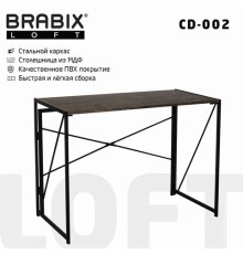 Стол на металлокаркасе BRABIX 