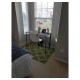 Стол на металлокаркасе BRABIX "LOFT CD-002", 1000х500х750 мм, складной, цвет морёный дуб, 641212