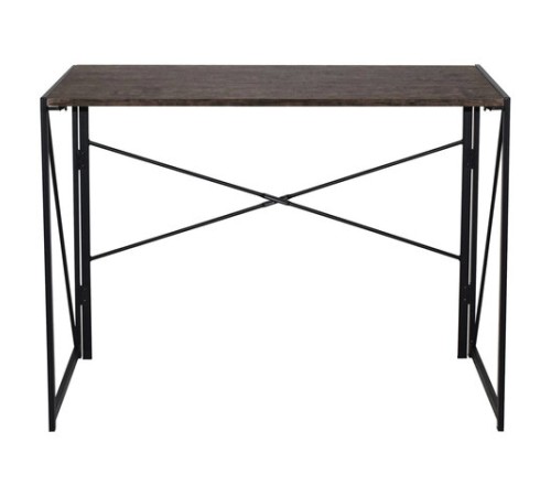Стол на металлокаркасе BRABIX "LOFT CD-002", 1000х500х750 мм, складной, цвет морёный дуб, 641212 Стол на металлокаркасе BRABIX "LOFT CD-002", 1000х500х750 мм, складной, цвет морёный дуб, 641212