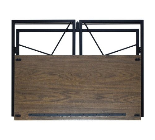 Стол на металлокаркасе BRABIX "LOFT CD-002", 1000х500х750 мм, складной, цвет морёный дуб, 641212 Стол на металлокаркасе BRABIX "LOFT CD-002", 1000х500х750 мм, складной, цвет морёный дуб, 641212