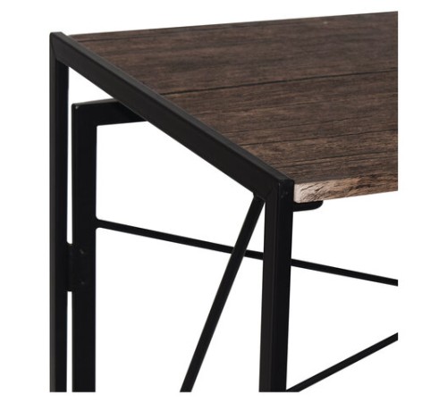 Стол на металлокаркасе BRABIX "LOFT CD-002", 1000х500х750 мм, складной, цвет морёный дуб, 641212 Стол на металлокаркасе BRABIX "LOFT CD-002", 1000х500х750 мм, складной, цвет морёный дуб, 641212