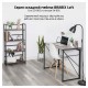 Стол на металлокаркасе BRABIX "LOFT CD-002", 1000х500х750 мм, складной, цвет дуб антик, 641213