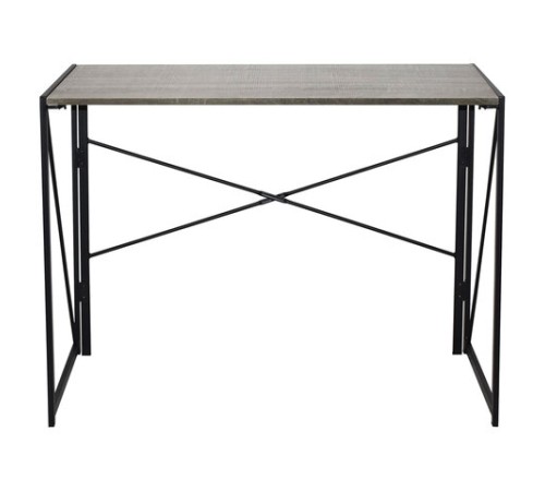 Стол на металлокаркасе BRABIX "LOFT CD-002", 1000х500х750 мм, складной, цвет дуб антик, 641213 Стол на металлокаркасе BRABIX "LOFT CD-002", 1000х500х750 мм, складной, цвет дуб антик, 641213