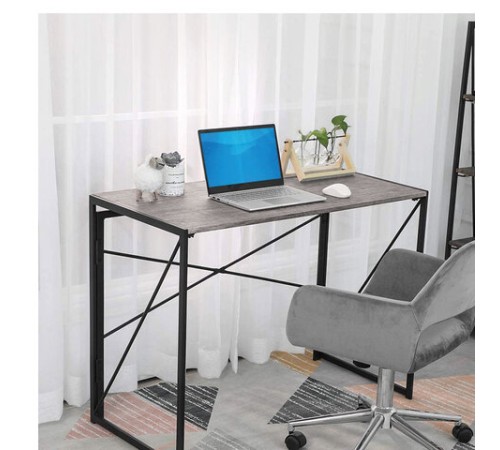 Стол на металлокаркасе BRABIX "LOFT CD-002", 1000х500х750 мм, складной, цвет дуб антик, 641213 Стол на металлокаркасе BRABIX "LOFT CD-002", 1000х500х750 мм, складной, цвет дуб антик, 641213