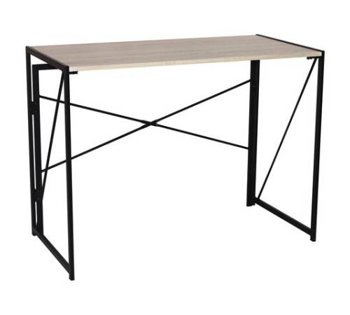 Стол на металлокаркасе BRABIX "LOFT CD-002", 1000х500х750 мм, складной, цвет дуб натуральный, 641214 Стол на металлокаркасе BRABIX "LOFT CD-002", 1000х500х750 мм, складной, цвет дуб натуральный, 641214