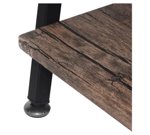 Стол на металлокаркасе BRABIX "LOFT CD-004", 1200х535х1110 мм, 3 полки, цвет морёный дуб, 641218 Стол на металлокаркасе BRABIX "LOFT CD-004", 1200х535х1110 мм, 3 полки, цвет морёный дуб, 641218