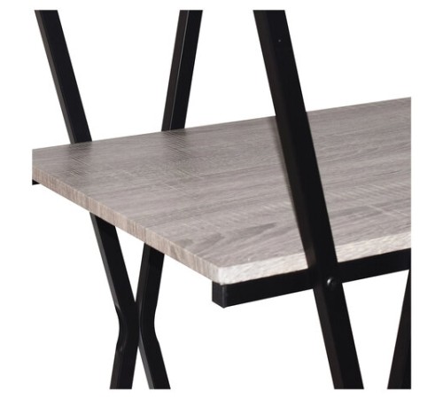 Стол на металлокаркасе BRABIX "LOFT CD-004", 1200х535х1110 мм, 3 полки, цвет дуб антик, 641219 Стол на металлокаркасе BRABIX "LOFT CD-004", 1200х535х1110 мм, 3 полки, цвет дуб антик, 641219