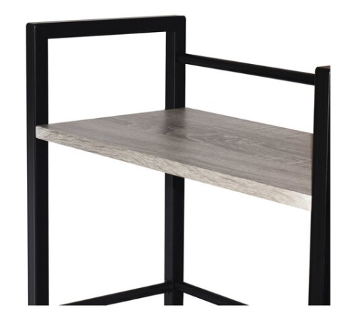 Стол на металлокаркасе BRABIX "LOFT CD-005", 1200х520х1200 мм, 3 полки, цвет дуб антик, 641222 Стол на металлокаркасе BRABIX "LOFT CD-005", 1200х520х1200 мм, 3 полки, цвет дуб антик, 641222