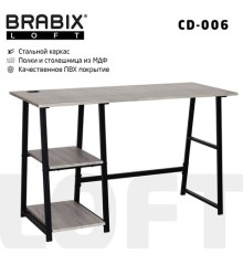 Стол на металлокаркасе BRABIX 