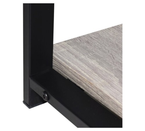 Стол на металлокаркасе BRABIX "LOFT CD-006", 1200х500х730 мм, 2 полки, цвет дуб антик, 641225 Стол на металлокаркасе BRABIX "LOFT CD-006", 1200х500х730 мм, 2 полки, цвет дуб антик, 641225