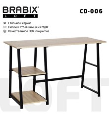 Стол на металлокаркасе BRABIX 