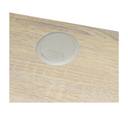 Стол на металлокаркасе BRABIX "LOFT CD-006", 1200х500х730 мм, 2 полки, цвет дуб натуральный, 641226