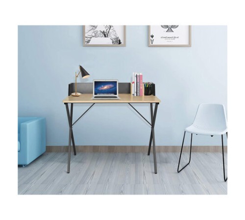 Стол на металлокаркасе BRABIX "LOFT CD-007", 800х500х840 мм, органайзер, комбинированный, 641227