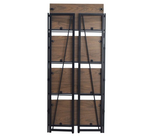 Стеллаж на металлокаркасе "BRABIX LOFT SH-001", 600х300х1250 мм, складной, цвет морёный дуб, 641228 Стеллаж на металлокаркасе "BRABIX LOFT SH-001", 600х300х1250 мм, складной, цвет морёный дуб, 641228