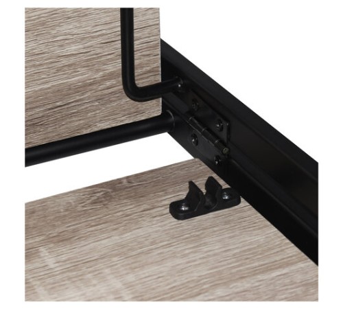 Стеллаж на металлокаркасе BRABIX "LOFT SH-001", 600х300х1250 мм, складной, цвет дуб антик, 641229 Стеллаж на металлокаркасе BRABIX "LOFT SH-001", 600х300х1250 мм, складной, цвет дуб антик, 641229