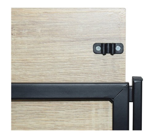 Стеллаж на металлокаркасе BRABIX "LOFT SH-001", 600х300х1250 мм, складной, цвет дуб натуральный, 641230 Стеллаж на металлокаркасе BRABIX "LOFT SH-001", 600х300х1250 мм, складной, цвет дуб натуральный, 641230