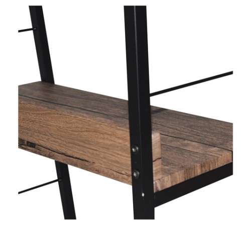 Стеллаж на металлокаркасе BRABIX "LOFT SH-002", 600х350х845 мм, цвет морёный дуб, 641231 Стеллаж на металлокаркасе BRABIX "LOFT SH-002", 600х350х845 мм, цвет морёный дуб, 641231