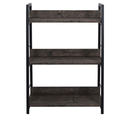 Стеллаж на металлокаркасе BRABIX "LOFT SH-002", 600х350х845 мм, цвет морёный дуб, 641231 Стеллаж на металлокаркасе BRABIX "LOFT SH-002", 600х350х845 мм, цвет морёный дуб, 641231