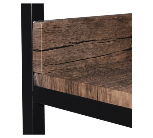 Стеллаж на металлокаркасе BRABIX "LOFT SH-002", 600х350х845 мм, цвет морёный дуб, 641231 Стеллаж на металлокаркасе BRABIX "LOFT SH-002", 600х350х845 мм, цвет морёный дуб, 641231