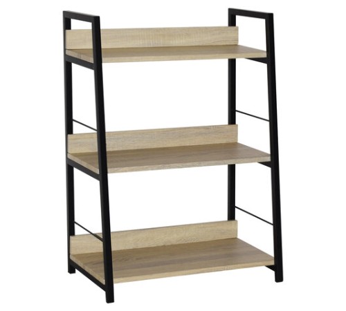 Стеллаж на металлокаркасе BRABIX "LOFT SH-002", 600х350х845 мм, цвет дуб натуральный, 641233 Стеллаж на металлокаркасе BRABIX "LOFT SH-002", 600х350х845 мм, цвет дуб натуральный, 641233