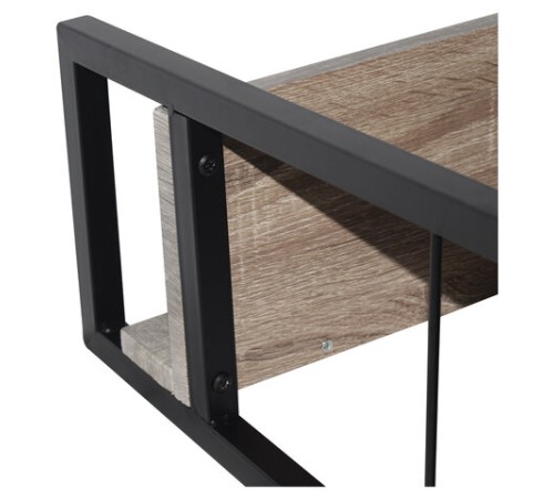 Стеллаж на металлокаркасе BRABIX "LOFT SH-003", 600х350х1500 мм, 5 полок, цвет дуб антик, 641235 Стеллаж на металлокаркасе BRABIX "LOFT SH-003", 600х350х1500 мм, 5 полок, цвет дуб антик, 641235