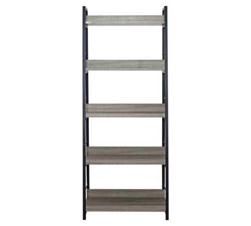 Стеллаж на металлокаркасе BRABIX "LOFT SH-003", 600х350х1500 мм, 5 полок, цвет дуб антик, 641235 Стеллаж на металлокаркасе BRABIX "LOFT SH-003", 600х350х1500 мм, 5 полок, цвет дуб антик, 641235