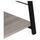 Стеллаж на металлокаркасе BRABIX "LOFT SH-003", 600х350х1500 мм, 5 полок, цвет дуб антик, 641235