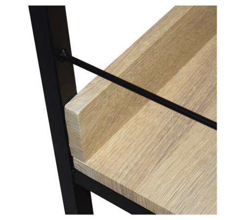Стеллаж на металлокаркасе BRABIX "LOFT SH-003", 600х350х1500 мм, 5 полок, цвет дуб натуральный, 641236 Стеллаж на металлокаркасе BRABIX "LOFT SH-003", 600х350х1500 мм, 5 полок, цвет дуб натуральный, 641236