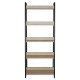 Стеллаж на металлокаркасе BRABIX "LOFT SH-003", 600х350х1500 мм, 5 полок, цвет дуб натуральный, 641236