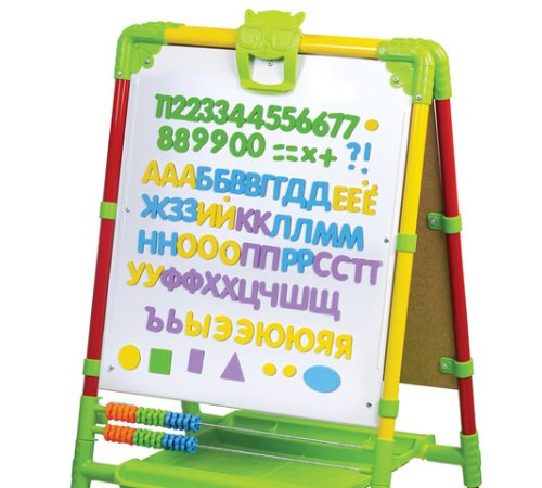 Мольберт растущий для мела/магнитно-маркерный, 53х46 см, BRAUBERG "NIKA KIDS", светофор, 238051 Мольберт растущий для мела/магнитно-маркерный, 53х46 см, BRAUBERG "NIKA KIDS", светофор, 238051