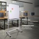Доска магнитно-маркерная НА СТЕНДЕ 60х90 см, 2-сторонняя, BRAUBERG, 238139