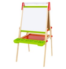 Мольберт растущий 3 в 1 для мела/магнитно-маркерный 48х43 см, BRAUBERG KIDS, 238151