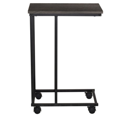 Стол журнальный BRABIX "LOFT CT-001", 450х250х680 мм, на колёсах, металлический каркас, цвет морёный дуб, 641859 Стол журнальный BRABIX "LOFT CT-001", 450х250х680 мм, на колёсах, металлический каркас, цвет морёный дуб, 641859