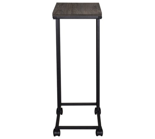 Стол журнальный BRABIX "LOFT CT-001", 450х250х680 мм, на колёсах, металлический каркас, цвет морёный дуб, 641859 Стол журнальный BRABIX "LOFT CT-001", 450х250х680 мм, на колёсах, металлический каркас, цвет морёный дуб, 641859