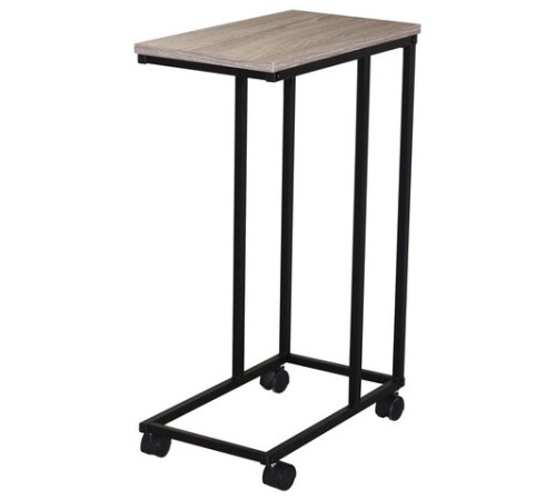 Стол журнальный BRABIX "LOFT CT-001", 450х250х680 мм, на колёсах, металлический каркас, цвет дуб антик, 641860 Стол журнальный BRABIX "LOFT CT-001", 450х250х680 мм, на колёсах, металлический каркас, цвет дуб антик, 641860
