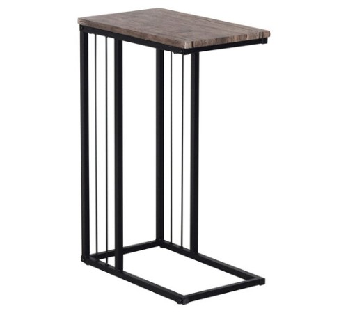 Стол журнальный на металлокаркасе BRABIX "LOFT CT-002", 450х250х630 мм, цвет морёный дуб, 641861 Стол журнальный на металлокаркасе BRABIX "LOFT CT-002", 450х250х630 мм, цвет морёный дуб, 641861
