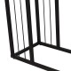 Стол журнальный на металлокаркасе BRABIX "LOFT CT-002", 450х250х630 мм, цвет морёный дуб, 641861