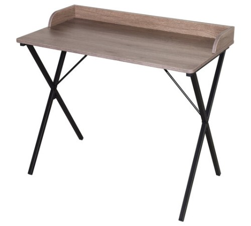 Стол на металлокаркасе BRABIX "LOFT CD-008", 900х500х780 мм, цвет морёный дуб, 641863 Стол на металлокаркасе BRABIX "LOFT CD-008", 900х500х780 мм, цвет морёный дуб, 641863