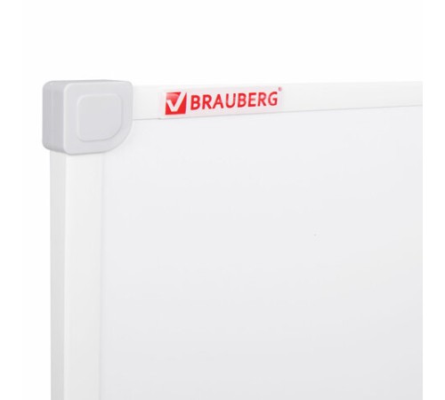 Доска магнитно-маркерная 70х50 см, ПВХ-рамка, ГАРАНТИЯ 10 ЛЕТ, РОССИЯ, BRAUBERG, 238186