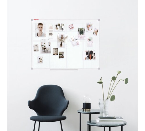 Доска магнитно-маркерная 70х50 см, ПВХ-рамка, ГАРАНТИЯ 10 ЛЕТ, РОССИЯ, BRAUBERG, 238186