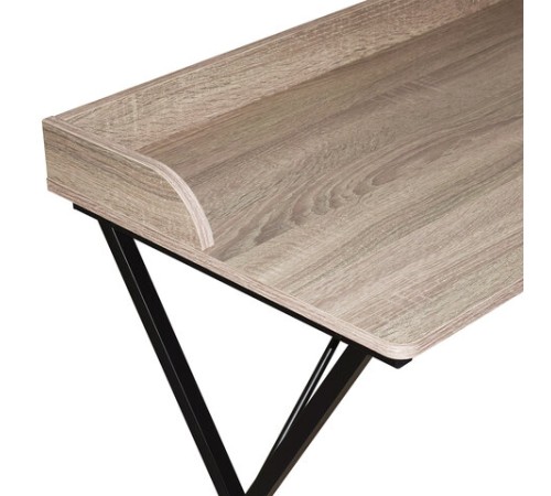 Стол на металлокаркасе BRABIX "LOFT CD-008", 900х500х780 мм, цвет дуб антик, 641864