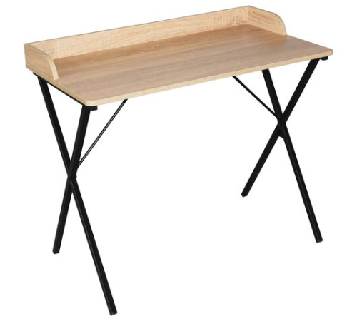 Стол на металлокаркасе BRABIX "LOFT CD-008", 900х500х780 мм, цвет дуб натуральный, 641865