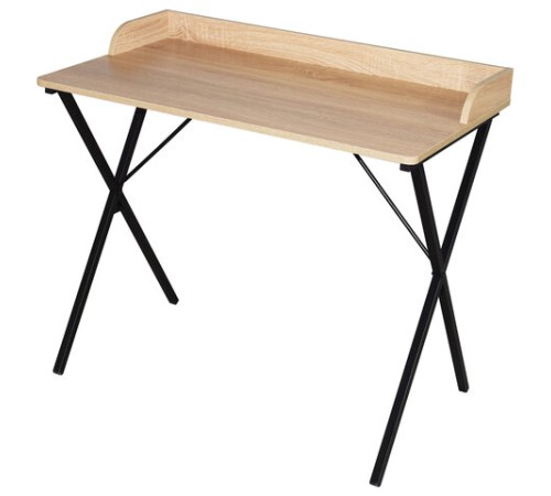 Стол на металлокаркасе BRABIX "LOFT CD-008", 900х500х780 мм, цвет дуб натуральный, 641865
