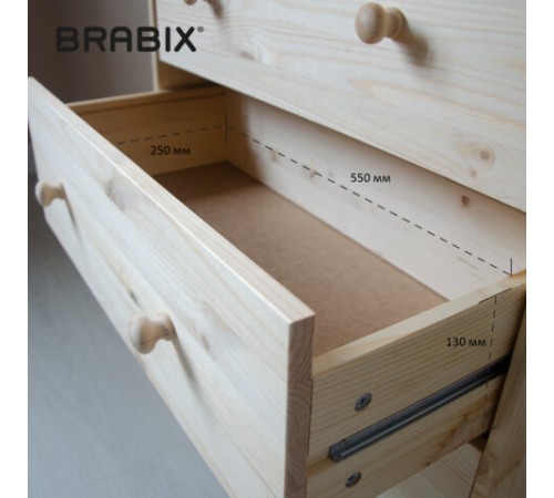 Комод деревянный, сосна, BRABIX "Scandi Wood SC-001" РАСТ, 620х300х700 мм, 3 ящика, 641890, 008.02.35 Комод деревянный, сосна, BRABIX "Scandi Wood SC-001" РАСТ, 620х300х700 мм, 3 ящика, 641890, 008.02.35